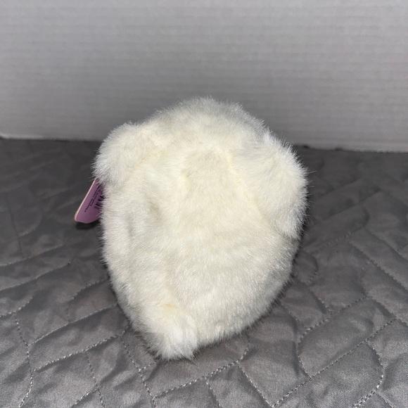 Puffkins Hugs the Bear Red Heart Paws Small 4” Plush Swibco 1994 Vtg w/Ear Tag - Picture 3 of 8